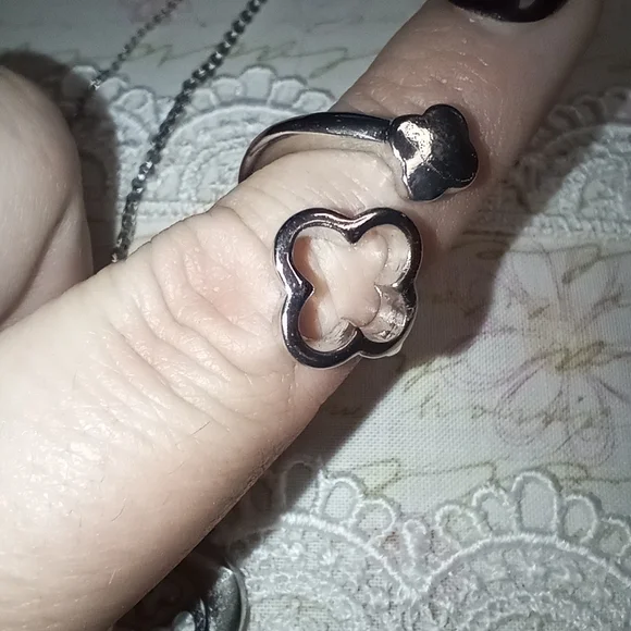 Silver Socialite Necklaces And Ring - Picture 7 of 11